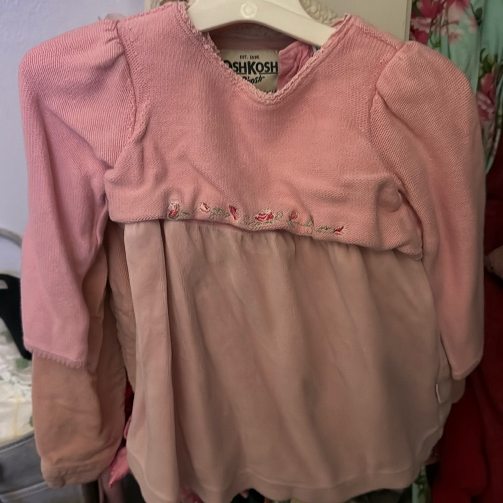 Baby pink dress